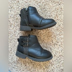 Oshkosh B Gosh Black Sparkly Toddler Booties